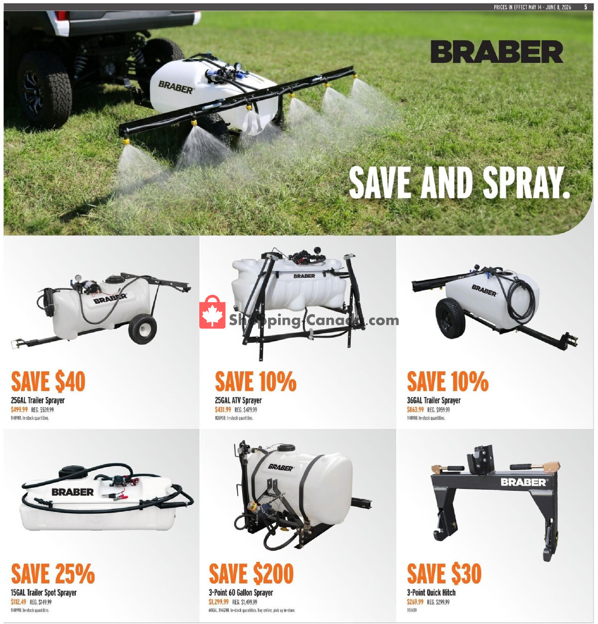 United Farmers Of Alberta flyer from Thursday May 14, 2026 to Monday June 8, 2026 - page 14