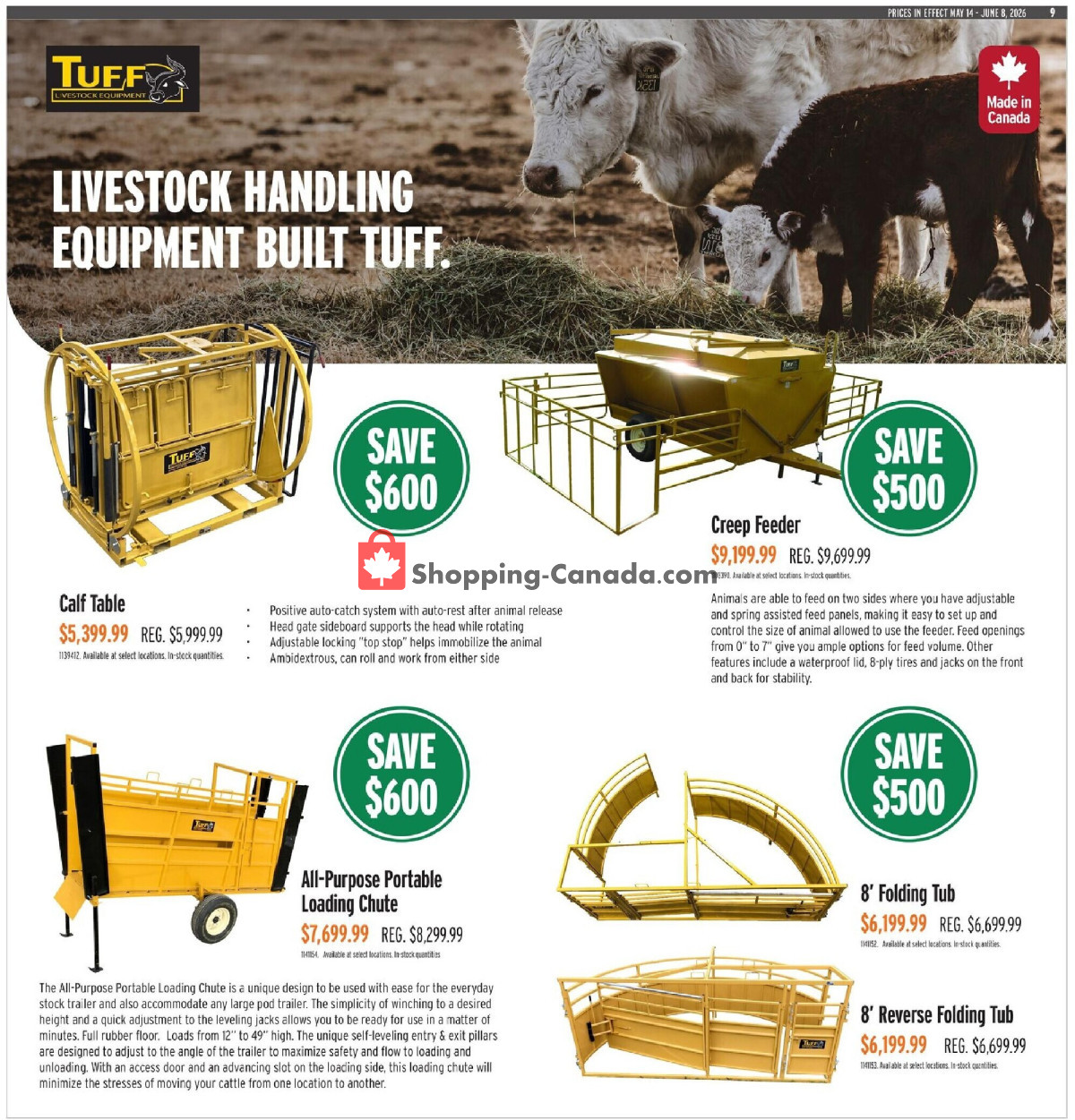 United Farmers Of Alberta flyer from Thursday May 14, 2026 to Monday June 8, 2026 - page 20