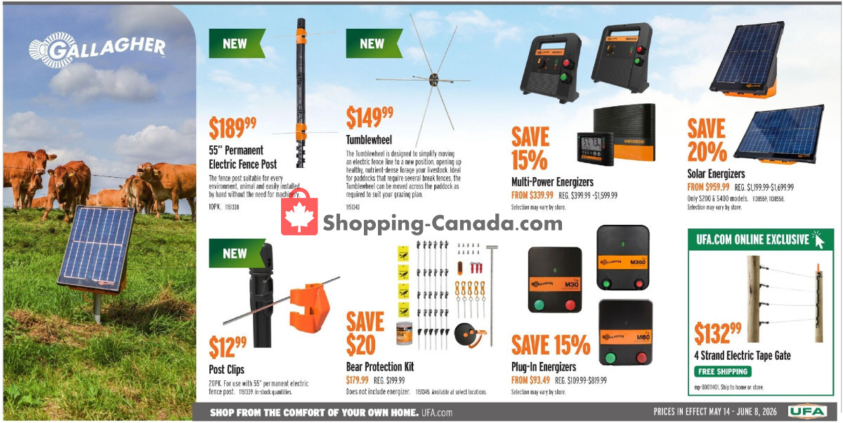 United Farmers Of Alberta flyer from Thursday May 14, 2026 to Monday June 8, 2026 - page 3
