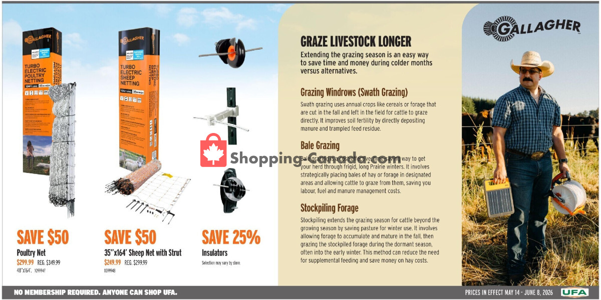 United Farmers Of Alberta flyer from Thursday May 14, 2026 to Monday June 8, 2026 - page 4