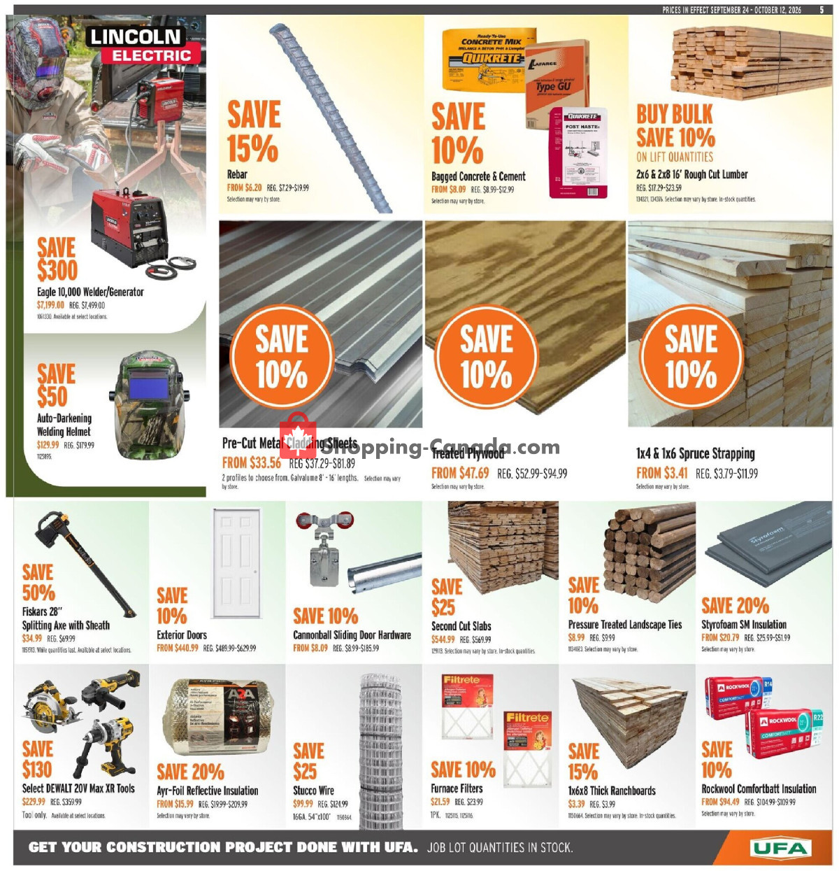 United Farmers Of Alberta flyer from Thursday September 24, 2026 to Monday October 12, 2026 - page 10