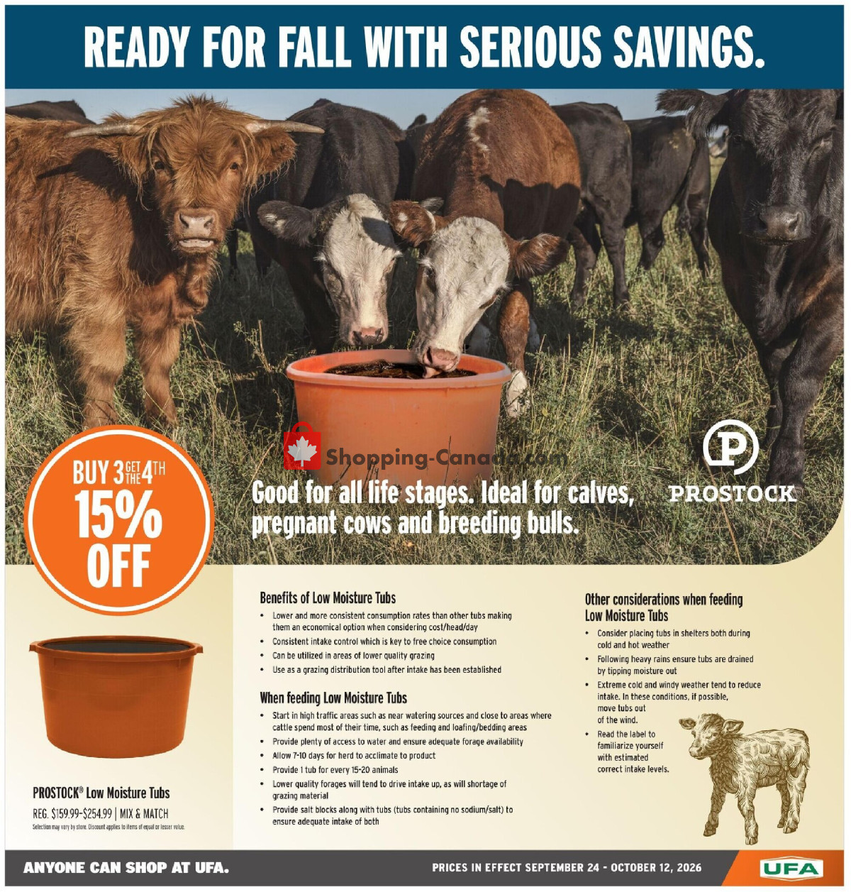 United Farmers Of Alberta flyer from Thursday September 24, 2026 to Monday October 12, 2026 - page 13