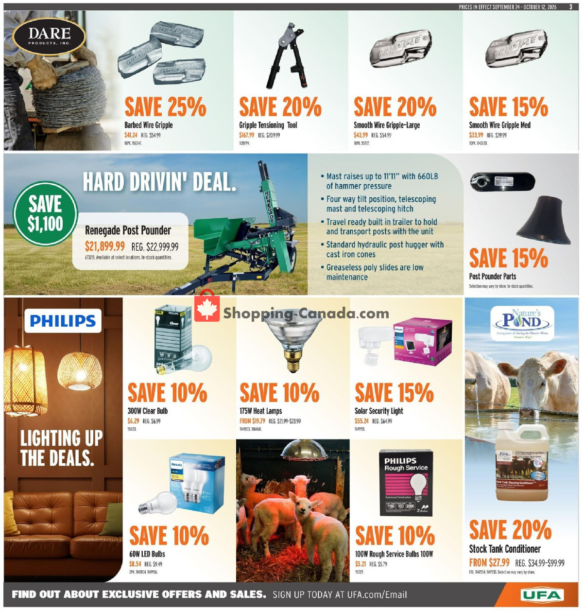 United Farmers Of Alberta flyer from Thursday September 24, 2026 to Monday October 12, 2026 - page 15