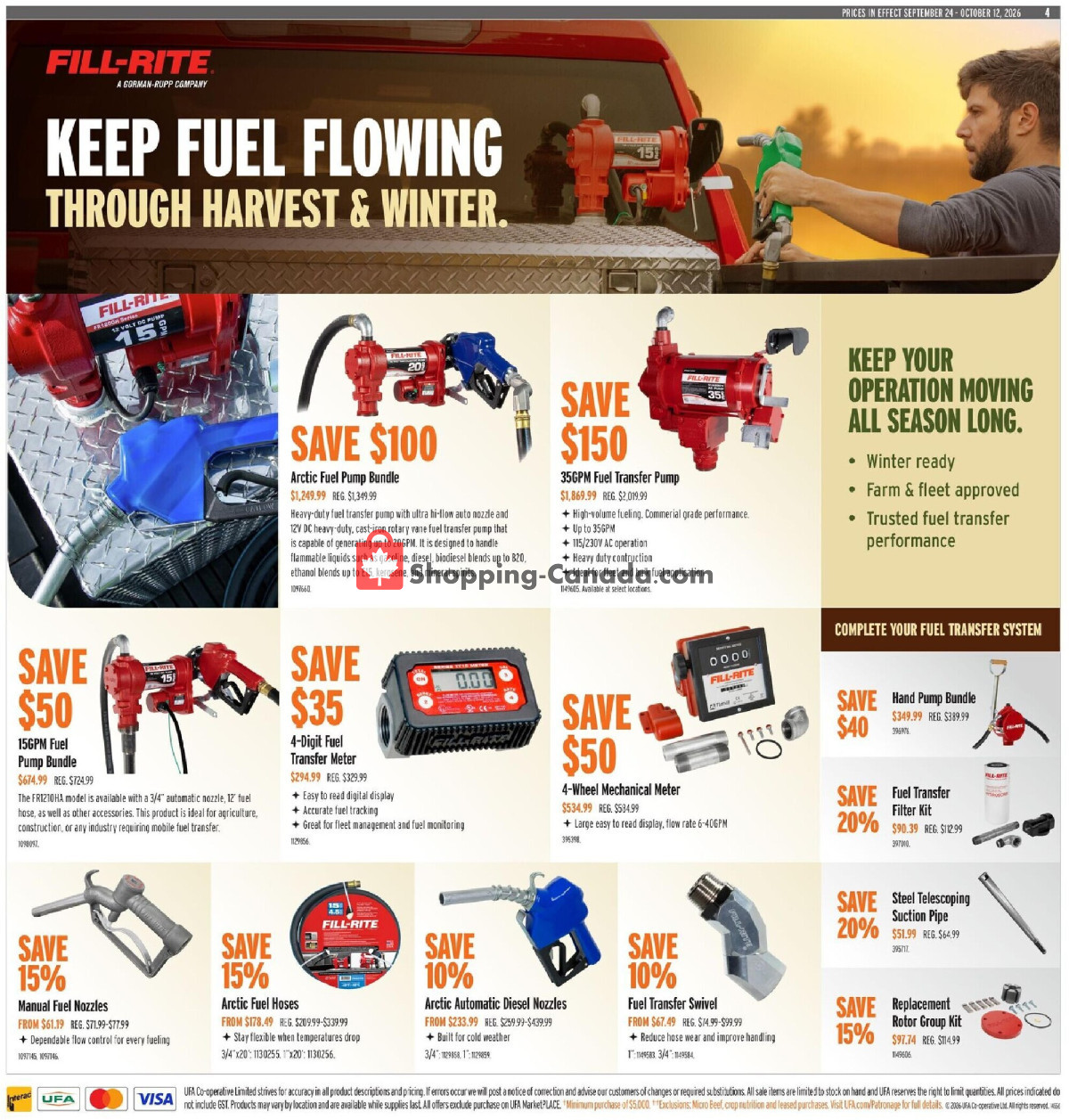 United Farmers Of Alberta flyer from Thursday September 24, 2026 to Monday October 12, 2026 - page 16
