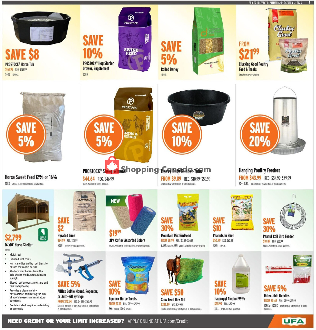 United Farmers Of Alberta flyer from Thursday September 24, 2026 to Monday October 12, 2026 - page 17