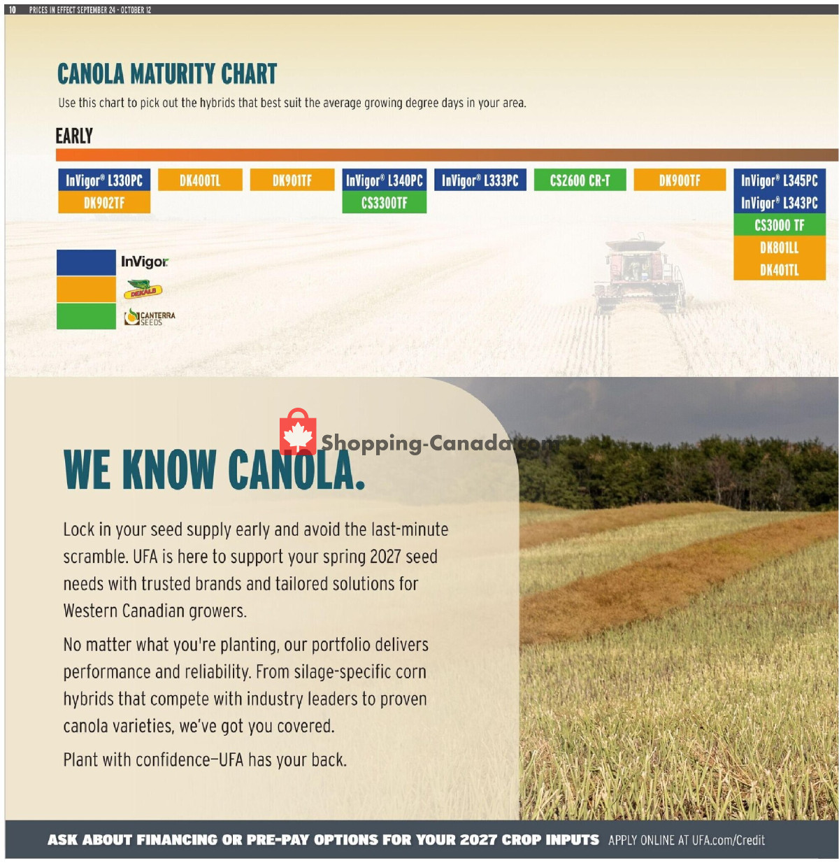 United Farmers Of Alberta flyer from Thursday September 24, 2026 to Monday October 12, 2026 - page 21