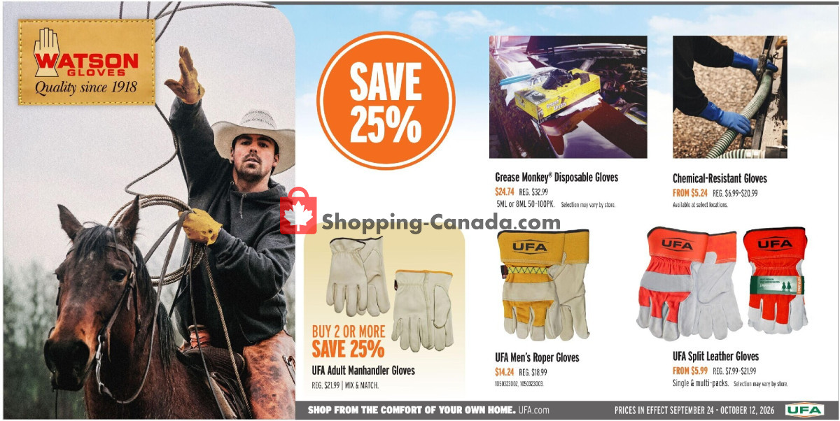 United Farmers Of Alberta flyer from Thursday September 24, 2026 to Monday October 12, 2026 - page 3