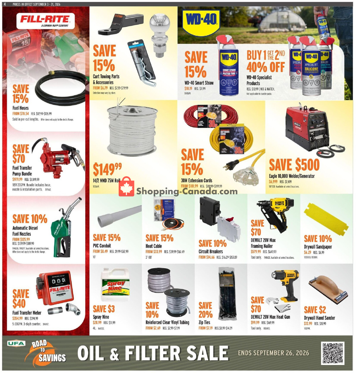 United Farmers Of Alberta flyer from Thursday September 3, 2026 to Monday September 21, 2026 - page 10