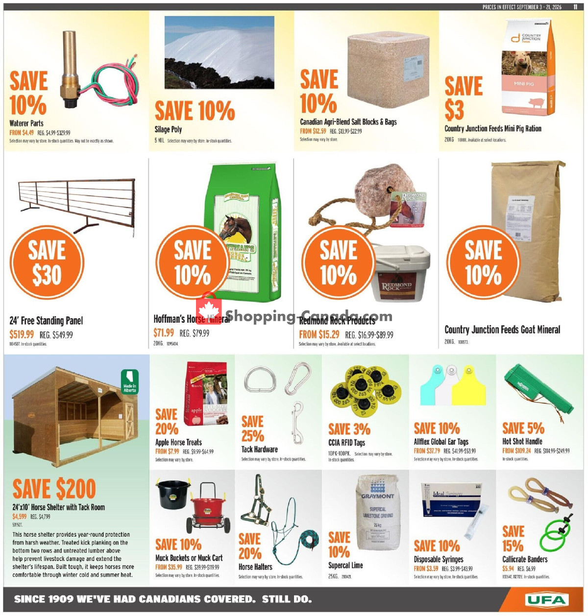 United Farmers Of Alberta flyer from Thursday September 3, 2026 to Monday September 21, 2026 - page 17