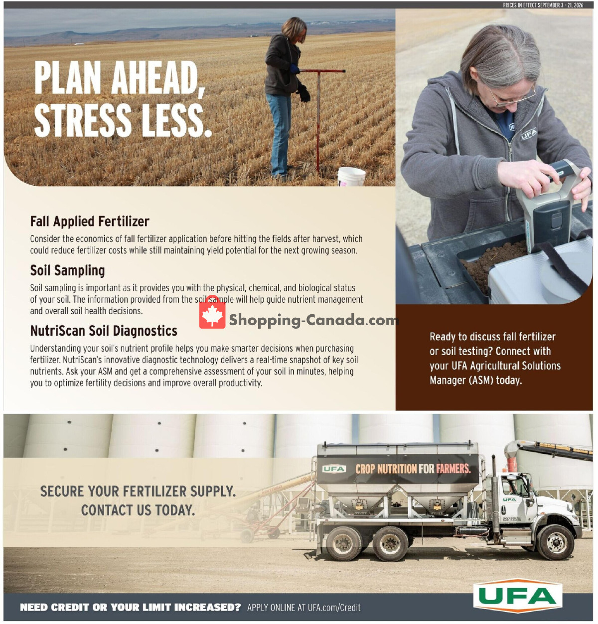 United Farmers Of Alberta flyer from Thursday September 3, 2026 to Monday September 21, 2026 - page 19