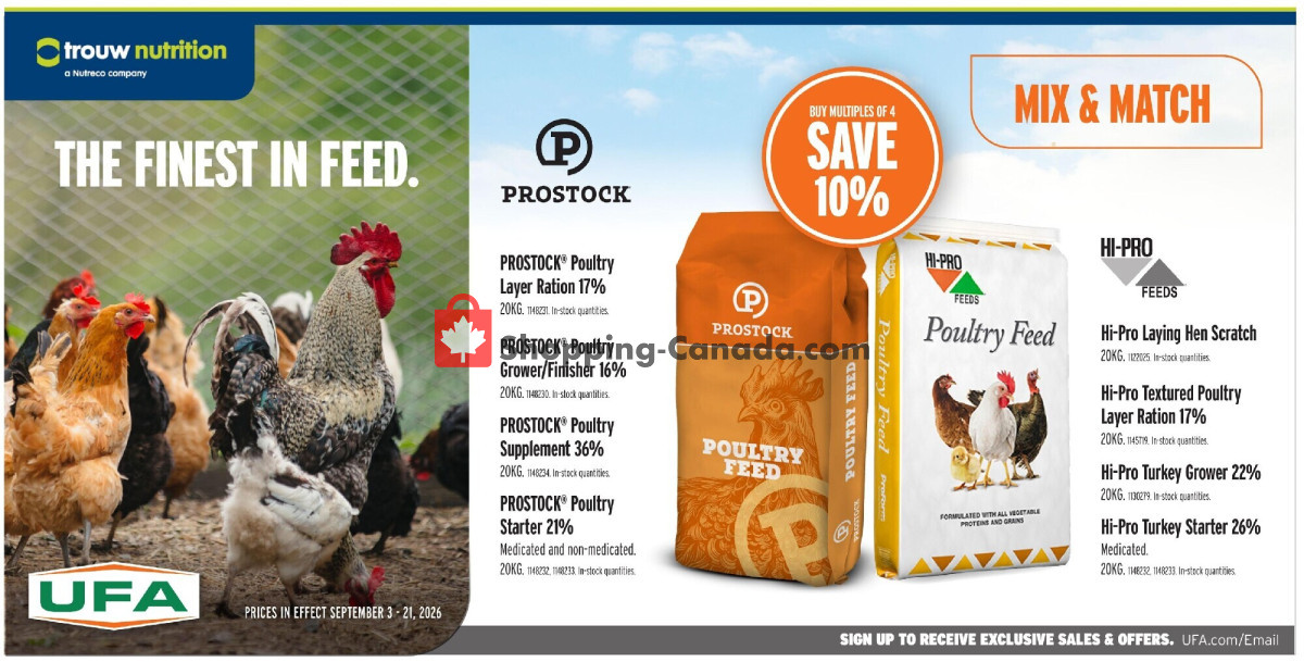 United Farmers Of Alberta flyer from Thursday September 3, 2026 to Monday September 21, 2026 - page 2