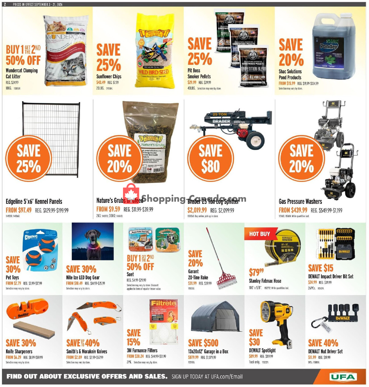 United Farmers Of Alberta flyer from Thursday September 3, 2026 to Monday September 21, 2026 - page 6