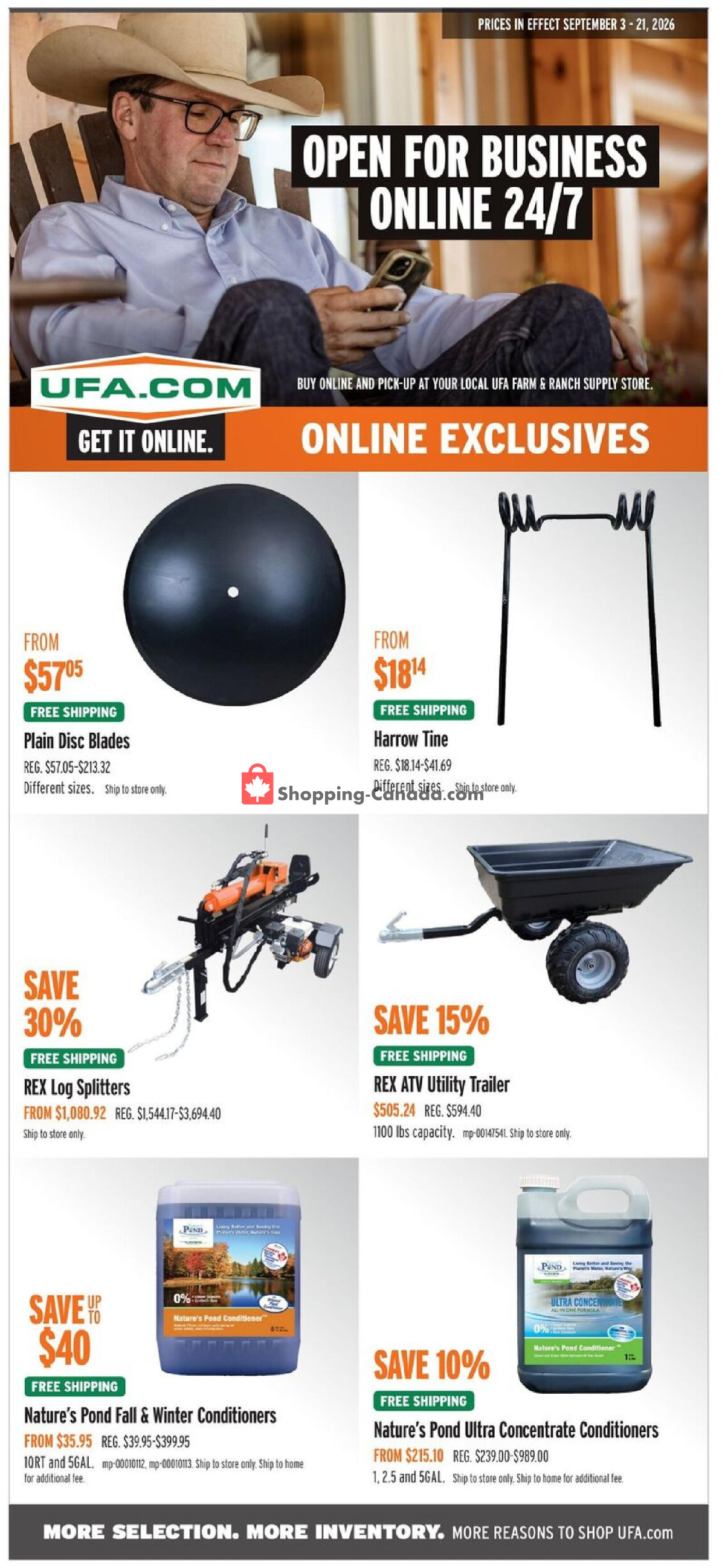 United Farmers Of Alberta flyer from Thursday September 3, 2026 to Monday September 21, 2026 - page 7