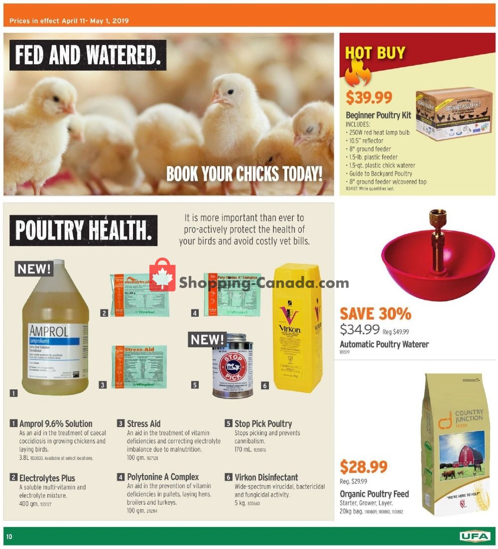 United Farmers Of Alberta flyer from Thursday April 11, 2019 to Wednesday May 1, 2019 - page 11