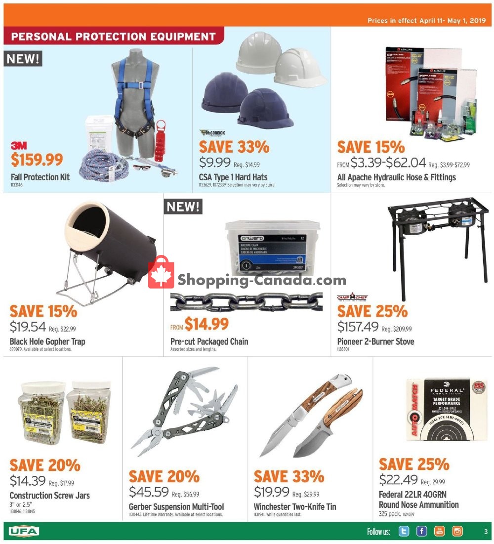 United Farmers Of Alberta flyer from Thursday April 11, 2019 to Wednesday May 1, 2019 - page 4