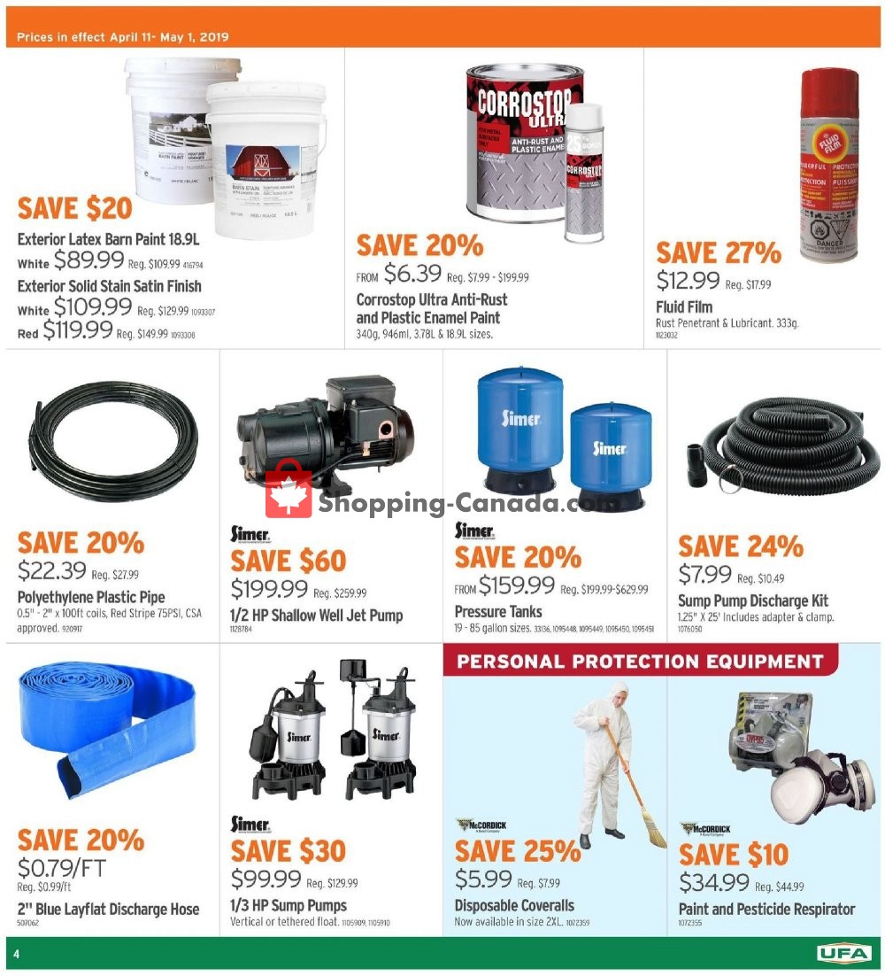 United Farmers Of Alberta flyer from Thursday April 11, 2019 to Wednesday May 1, 2019 - page 5