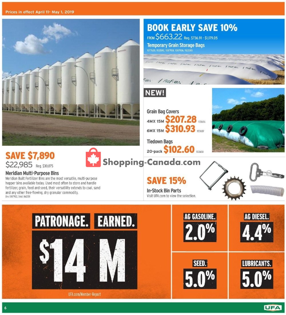 United Farmers Of Alberta flyer from Thursday April 11, 2019 to Wednesday May 1, 2019 - page 7