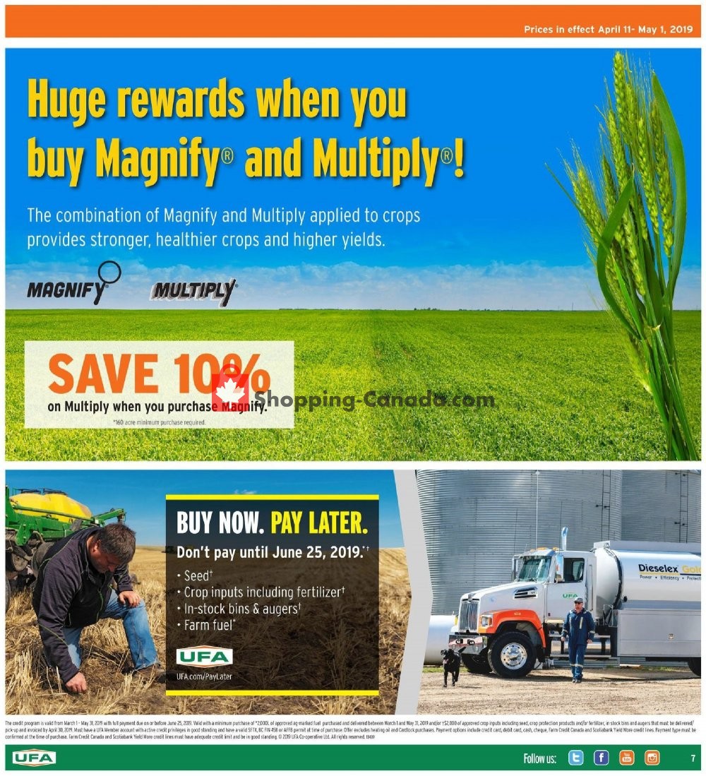 United Farmers Of Alberta flyer from Thursday April 11, 2019 to Wednesday May 1, 2019 - page 8