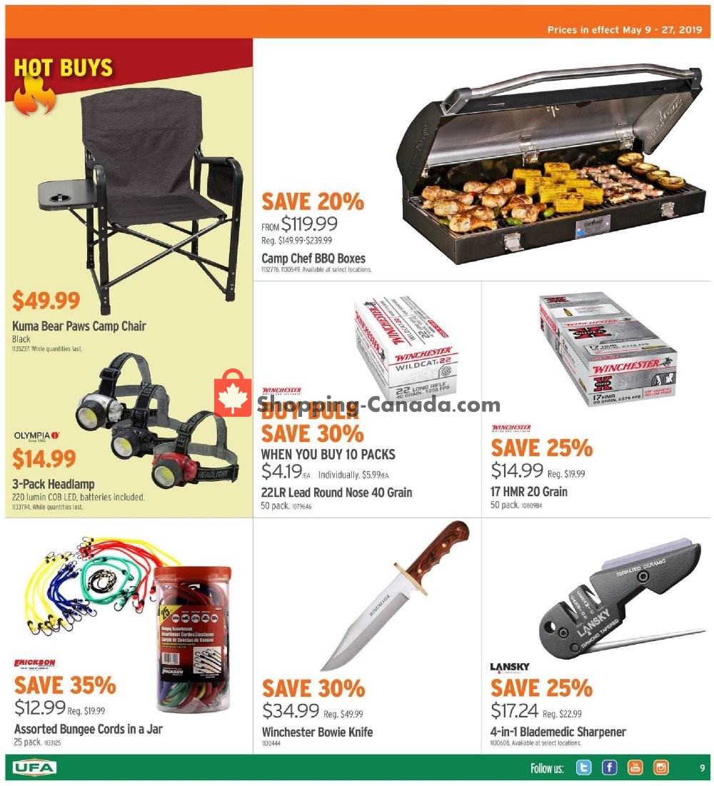 United Farmers Of Alberta flyer from Thursday May 9, 2019 to Monday May 27, 2019 - page 10