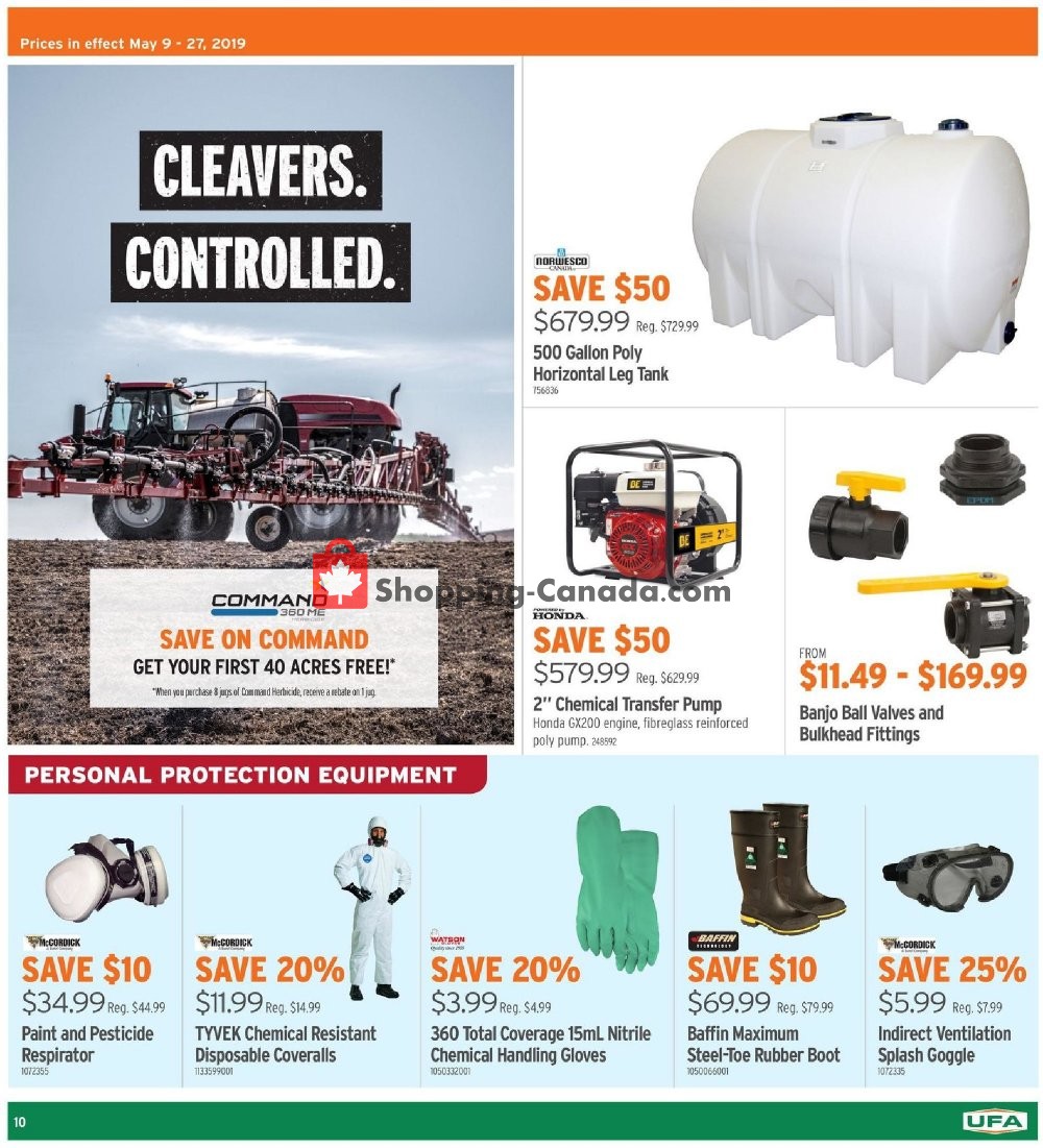 United Farmers Of Alberta flyer from Thursday May 9, 2019 to Monday May 27, 2019 - page 11