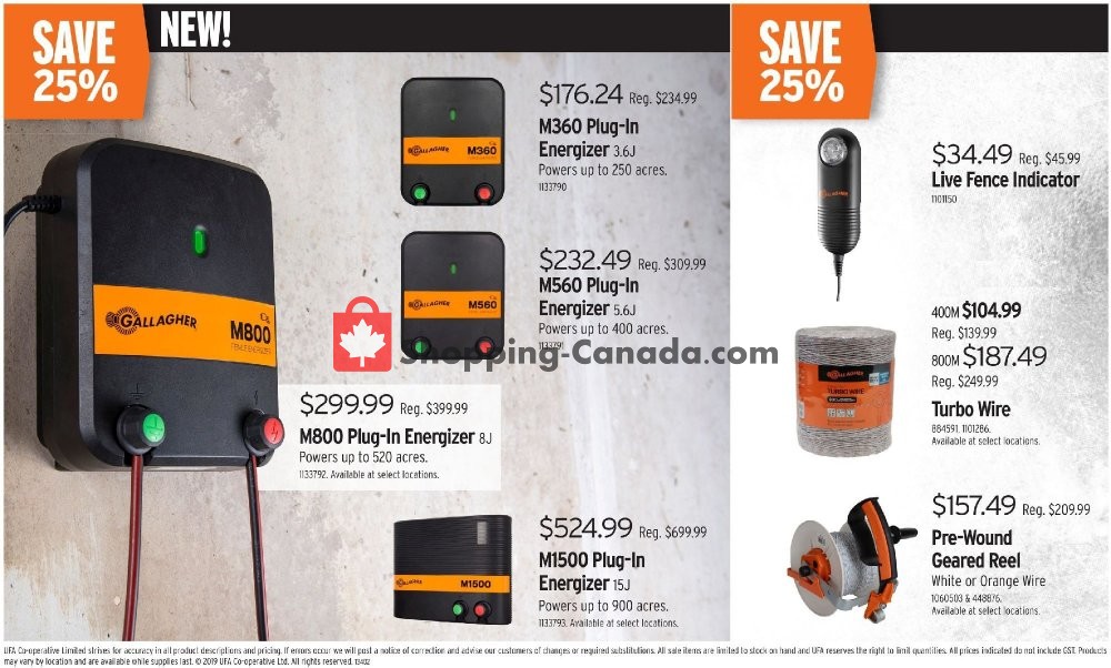 United Farmers Of Alberta flyer from Thursday May 9, 2019 to Monday May 27, 2019 - page 20