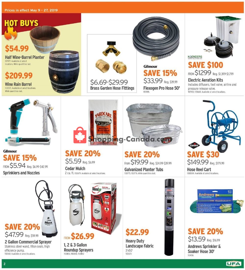United Farmers Of Alberta flyer from Thursday May 9, 2019 to Monday May 27, 2019 - page 3