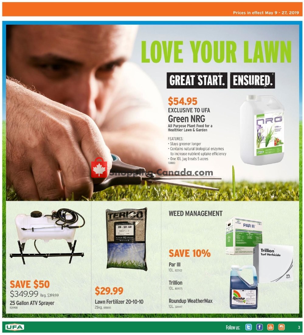 United Farmers Of Alberta flyer from Thursday May 9, 2019 to Monday May 27, 2019 - page 4