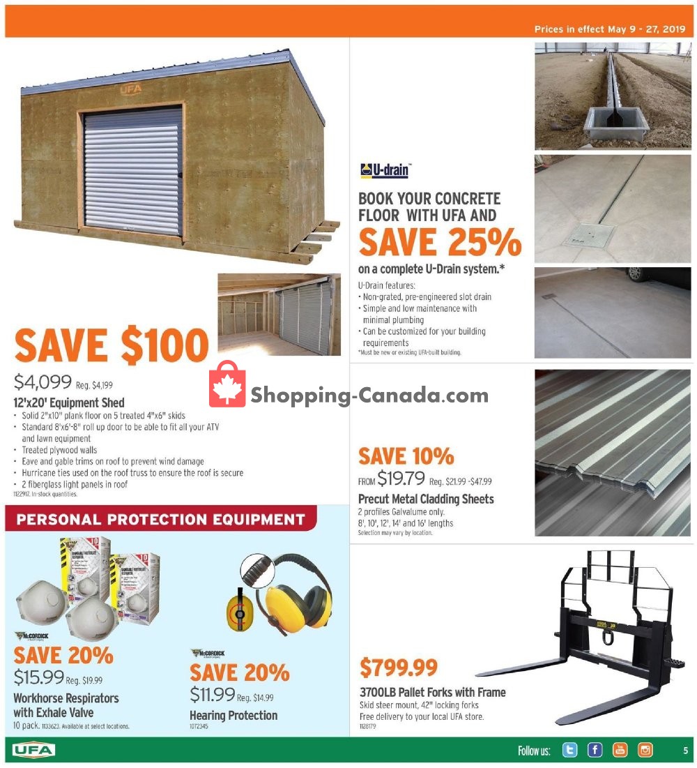 United Farmers Of Alberta flyer from Thursday May 9, 2019 to Monday May 27, 2019 - page 6