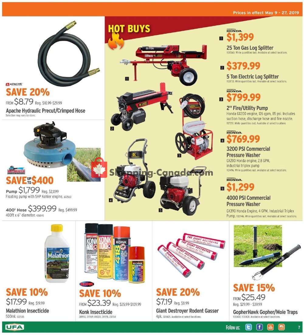 United Farmers Of Alberta flyer from Thursday May 9, 2019 to Monday May 27, 2019 - page 8