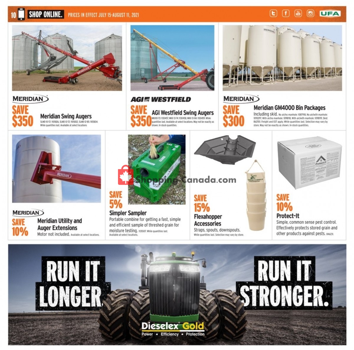 United Farmers Of Alberta flyer from Thursday July 15, 2021 to Wednesday August 11, 2021 - page 12