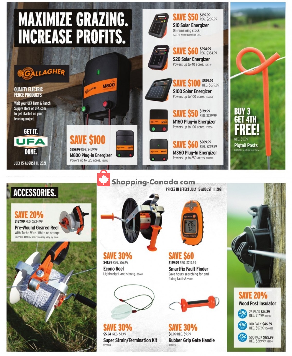 United Farmers Of Alberta flyer from Thursday July 15, 2021 to Wednesday August 11, 2021 - page 2