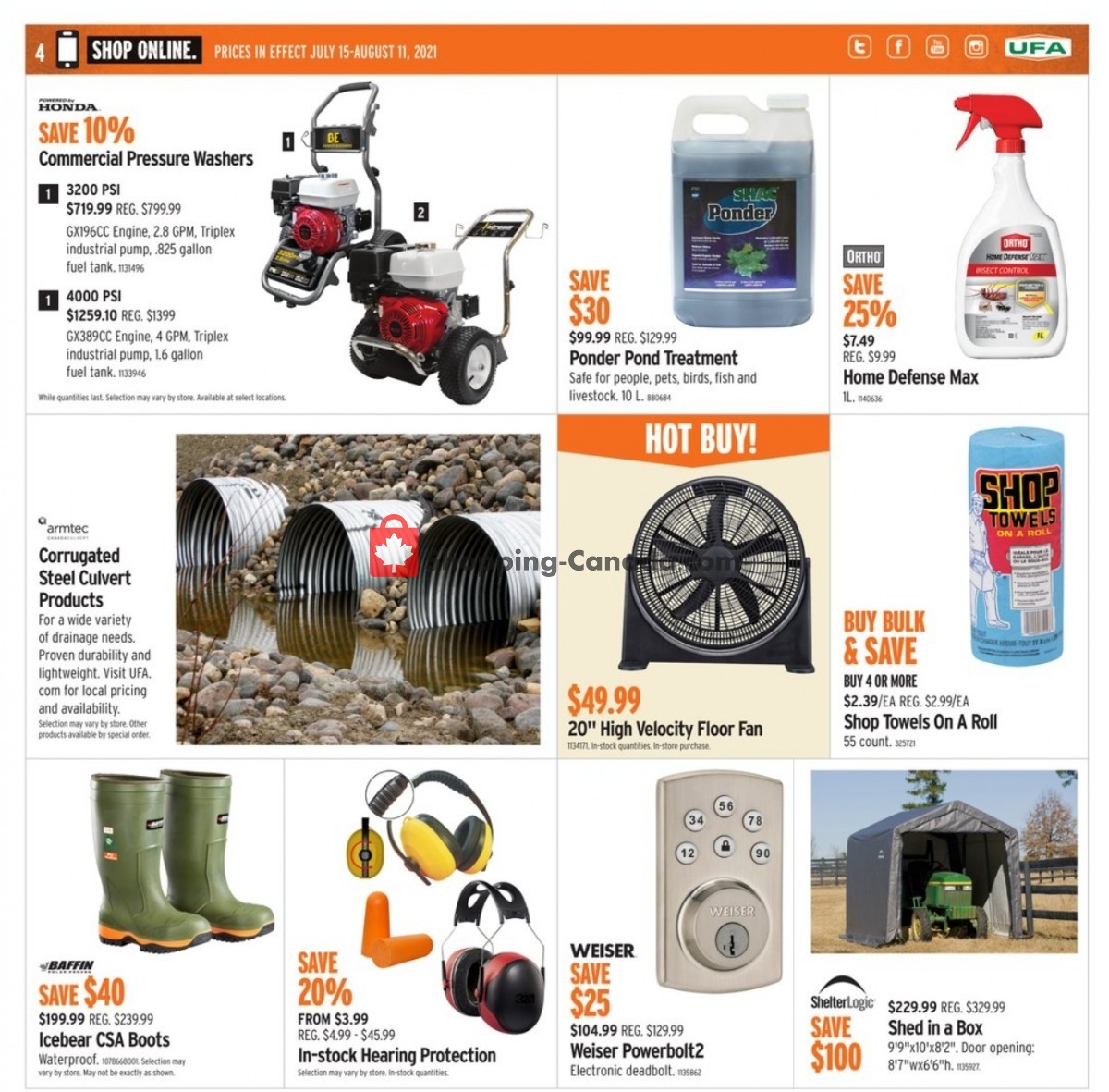 United Farmers Of Alberta flyer from Thursday July 15, 2021 to Wednesday August 11, 2021 - page 6