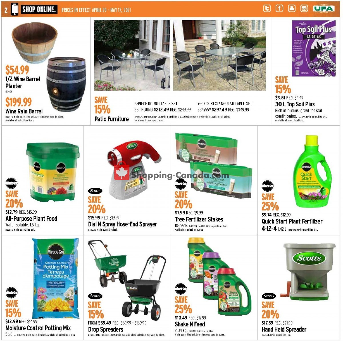 United Farmers Of Alberta flyer from Thursday April 29, 2021 to Monday May 17, 2021 - page 2