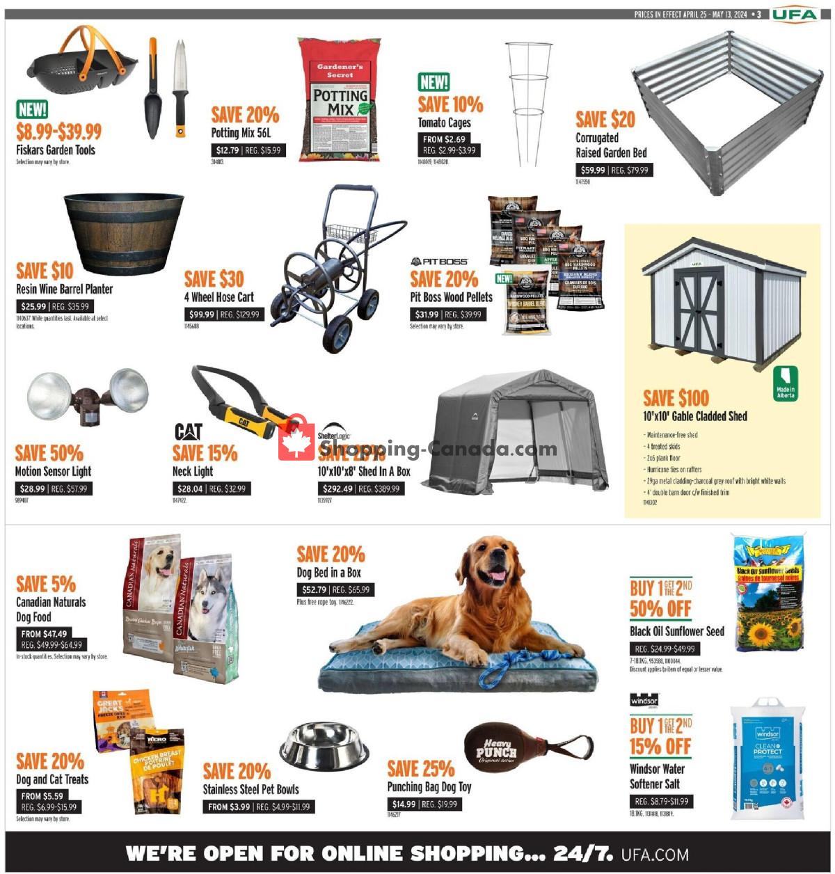 United Farmers Of Alberta flyer from Thursday April 25, 2024 to Monday May 13, 2024 - page 12