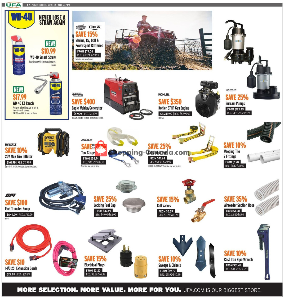 United Farmers Of Alberta flyer from Thursday April 25, 2024 to Monday May 13, 2024 - page 13