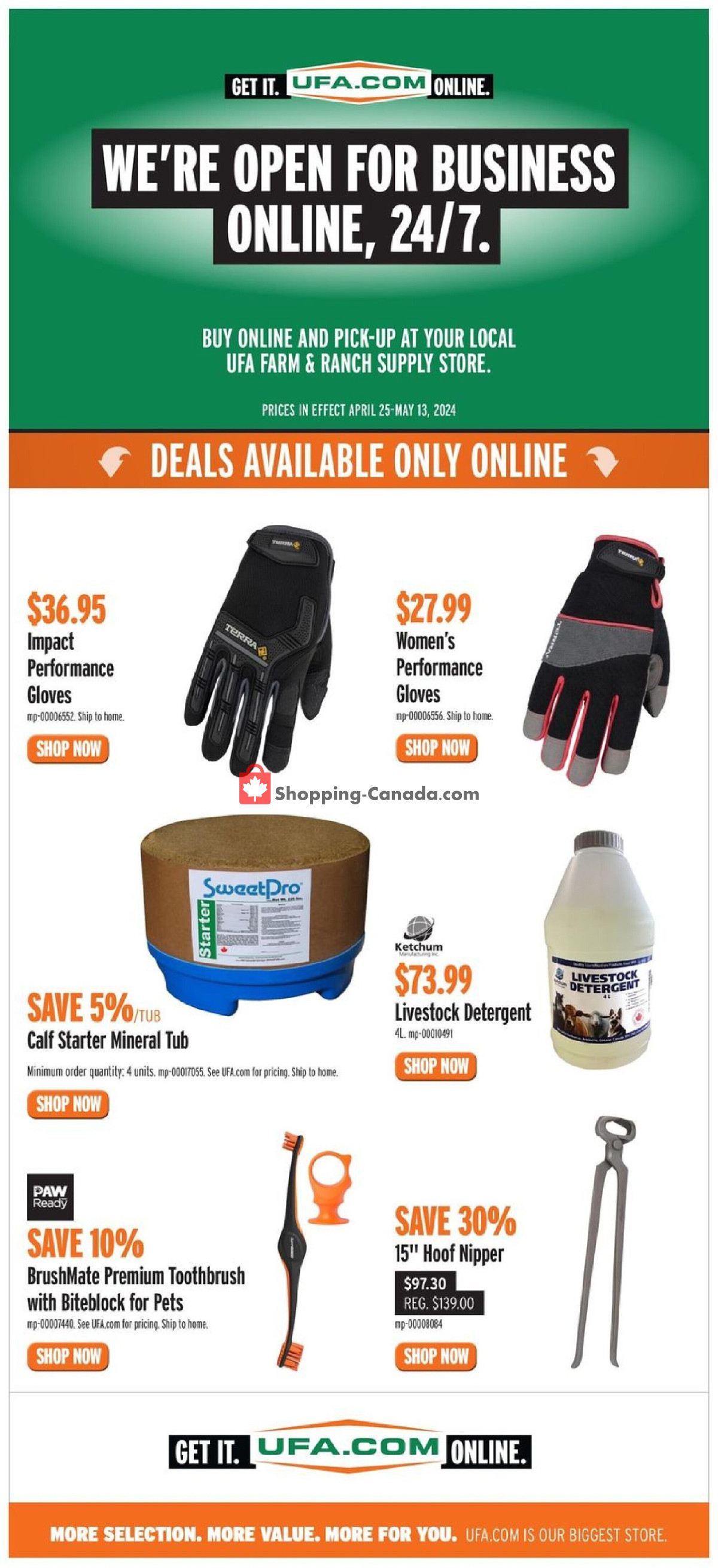 United Farmers Of Alberta flyer from Thursday April 25, 2024 to Monday May 13, 2024 - page 16