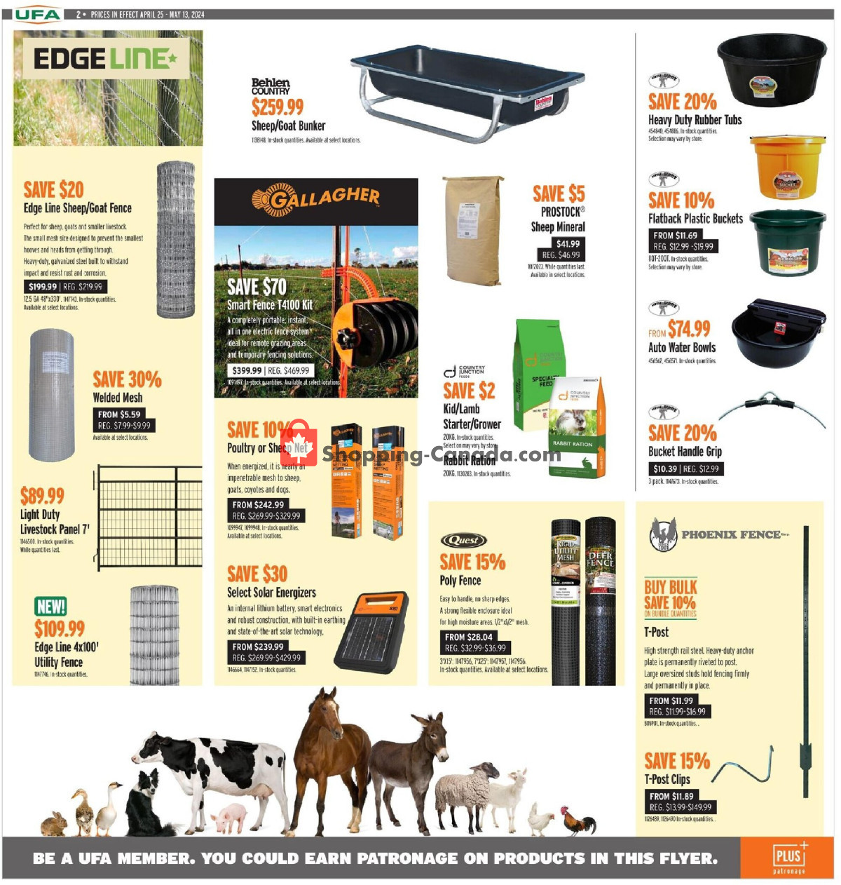 United Farmers Of Alberta flyer from Thursday April 25, 2024 to Monday May 13, 2024 - page 8