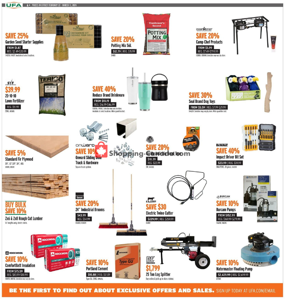 United Farmers Of Alberta flyer from Thursday February 22, 2024 to Monday March 11, 2024 - page 6