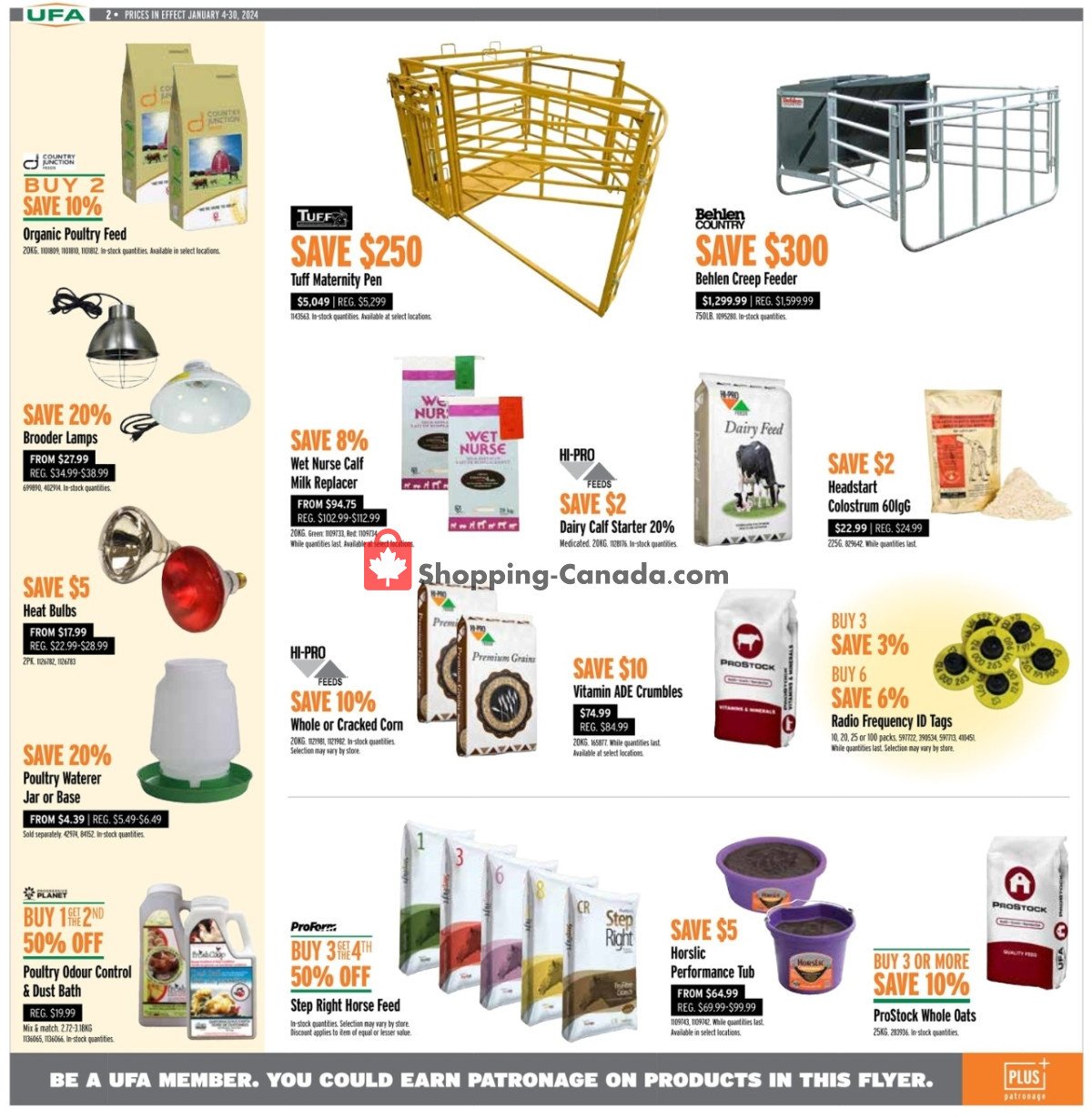 United Farmers Of Alberta flyer from Thursday January 4, 2024 to Tuesday January 30, 2024 - page 4