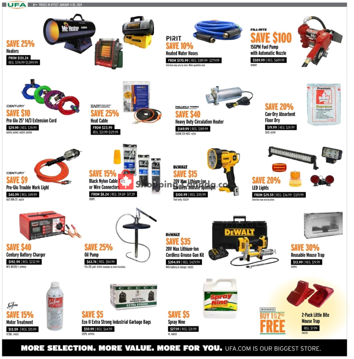 United Farmers Of Alberta flyer from Thursday January 4, 2024 to Tuesday January 30, 2024 - page 6