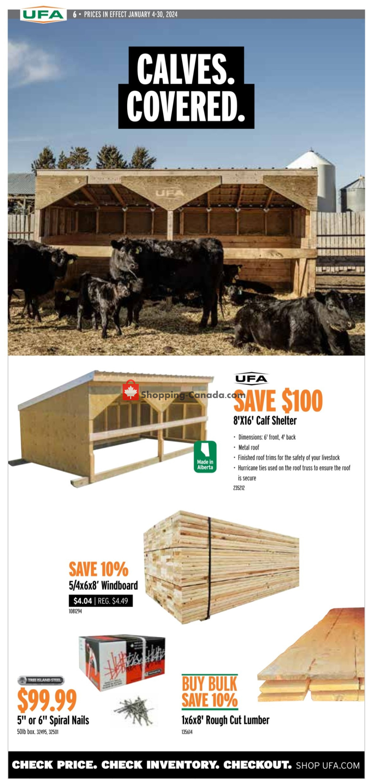 United Farmers Of Alberta flyer from Thursday January 4, 2024 to Tuesday January 30, 2024 - page 8