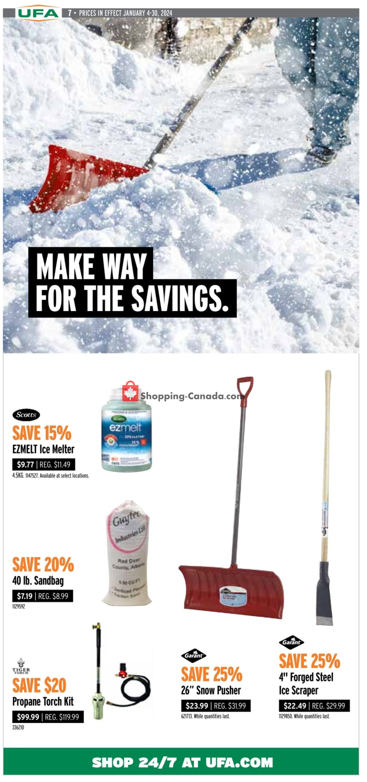 United Farmers Of Alberta flyer from Thursday January 4, 2024 to Tuesday January 30, 2024 - page 9