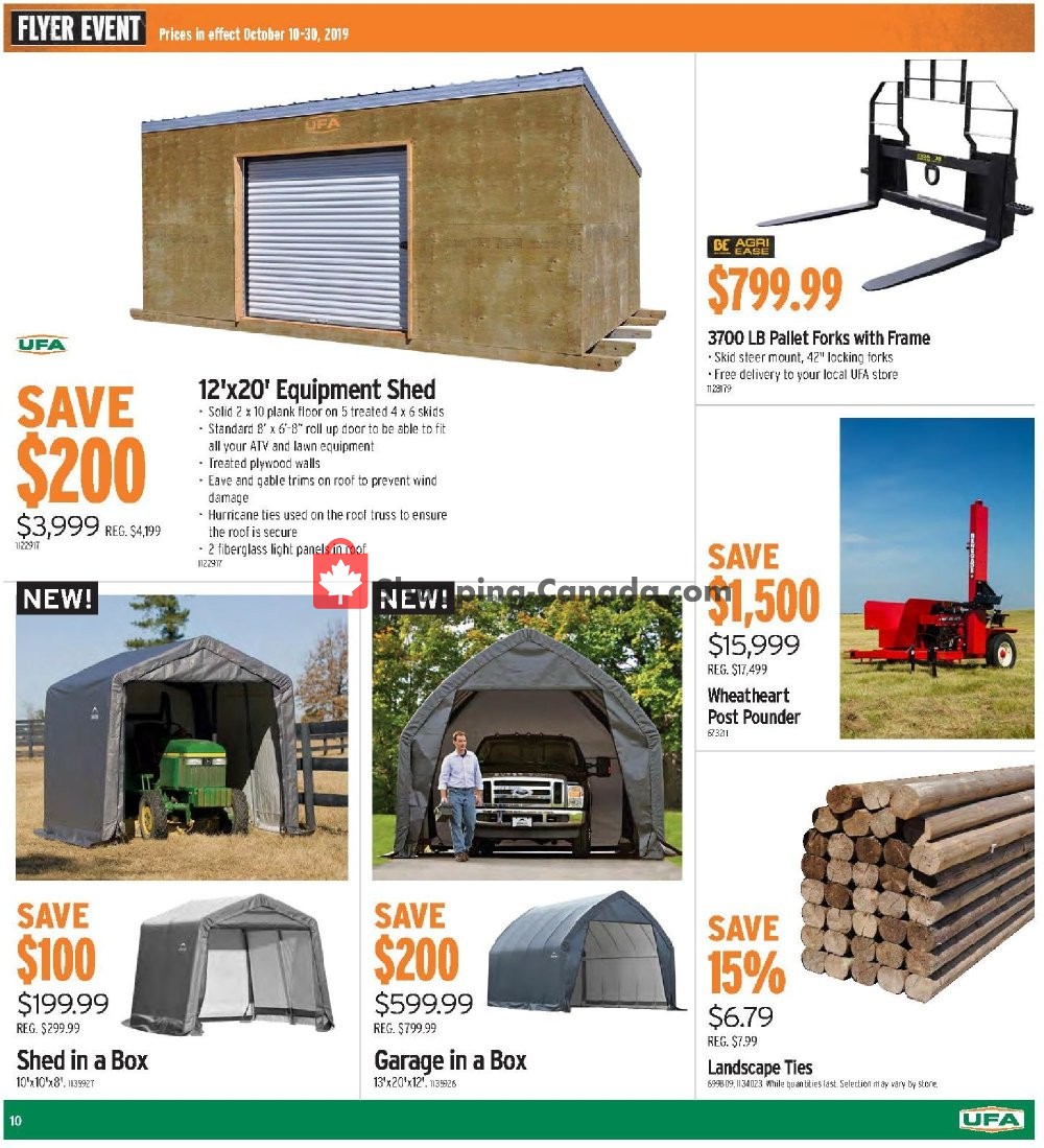 United Farmers Of Alberta flyer from Thursday October 10, 2019 to Wednesday October 30, 2019 - page 10