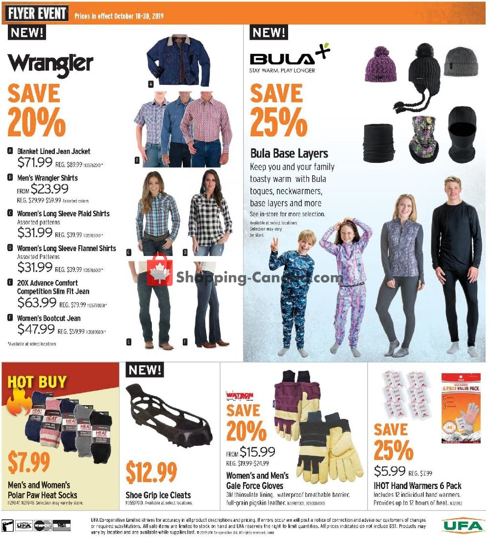 United Farmers Of Alberta flyer from Thursday October 10, 2019 to Wednesday October 30, 2019 - page 12