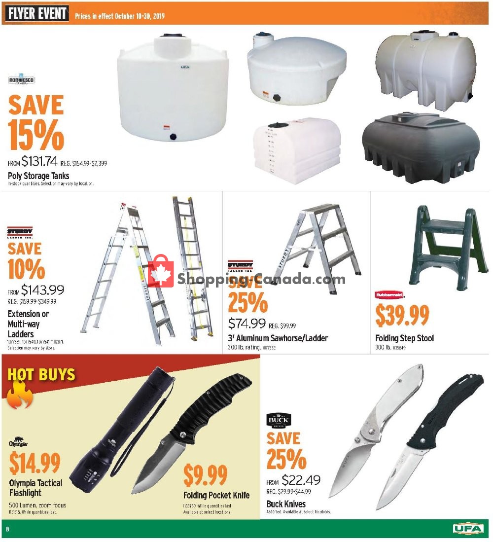 United Farmers Of Alberta flyer from Thursday October 10, 2019 to Wednesday October 30, 2019 - page 8