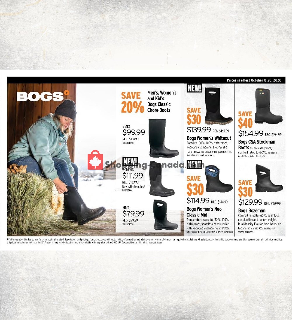 United Farmers Of Alberta flyer from Thursday October 8, 2020 to Wednesday October 28, 2020 - page 16