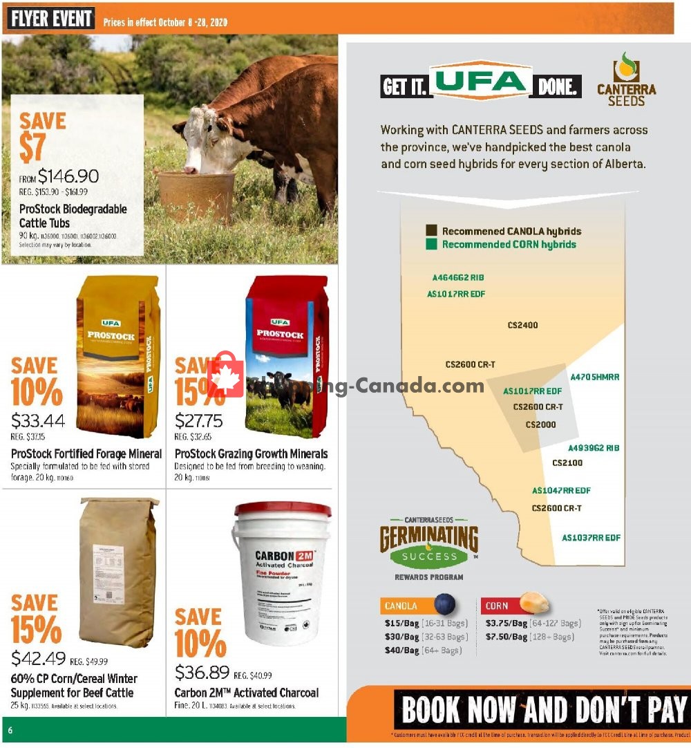 United Farmers Of Alberta flyer from Thursday October 8, 2020 to Wednesday October 28, 2020 - page 6