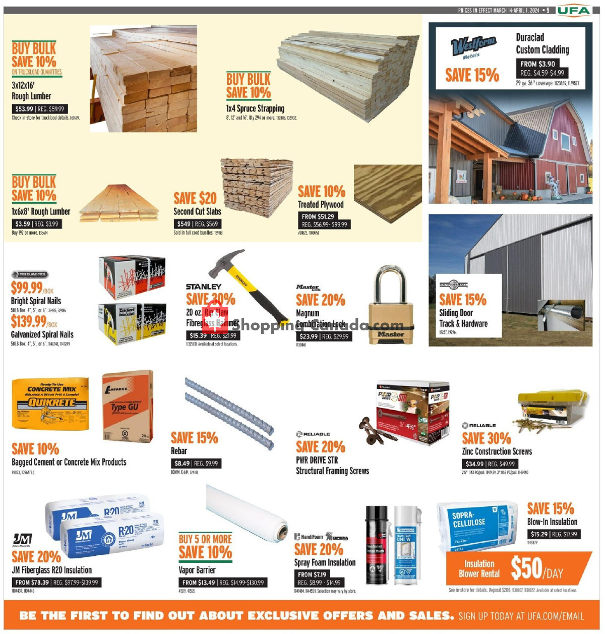 United Farmers Of Alberta flyer from Thursday March 14, 2024 to Monday April 1, 2024 - page 10