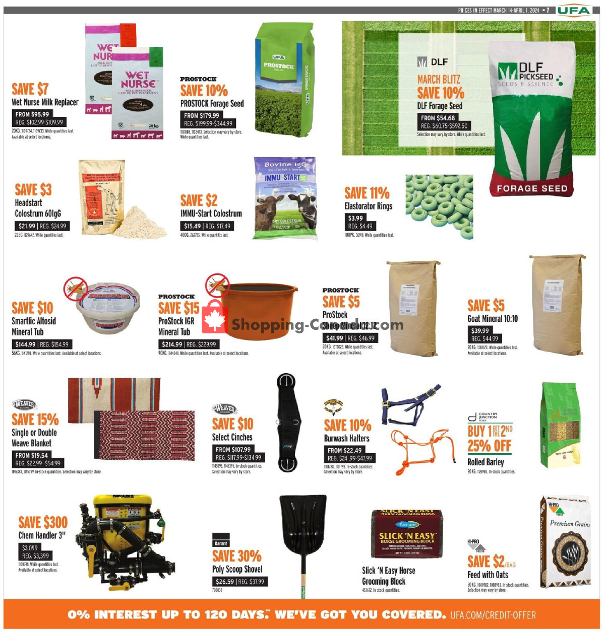 United Farmers Of Alberta flyer from Thursday March 14, 2024 to Monday April 1, 2024 - page 12