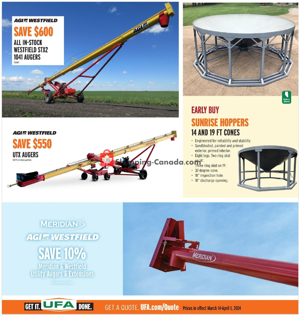 United Farmers Of Alberta flyer from Thursday March 14, 2024 to Monday April 1, 2024 - page 21